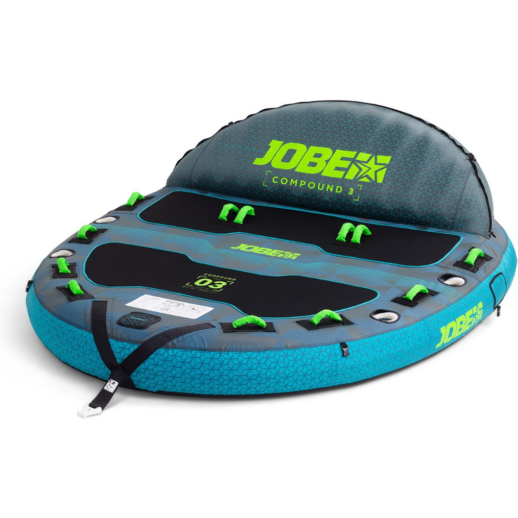 2026 Jobe Compound 3 Person Towable 230325002 - Grau / Blue
